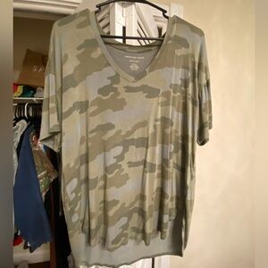 Camo Long Flowy Tee from American Eagle